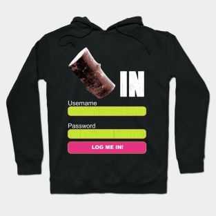 log in Hoodie